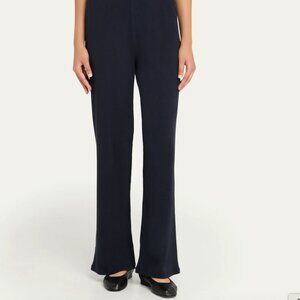 Kule The Ribbed Janice Pant in Navy, Size Small